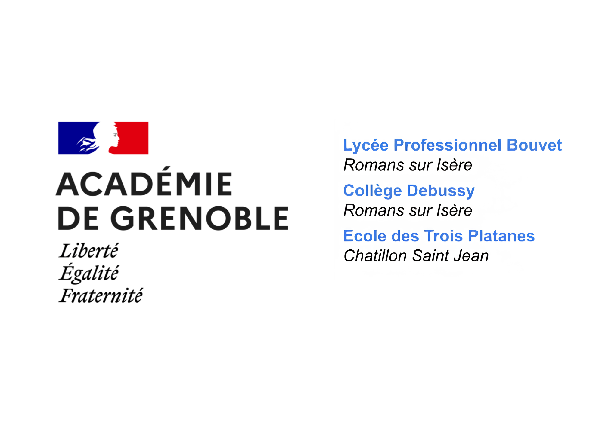 Logo Académie de Grenoble, partenaire institutionnel Adopte un Jeu, mécénat éducatif Ludicoop