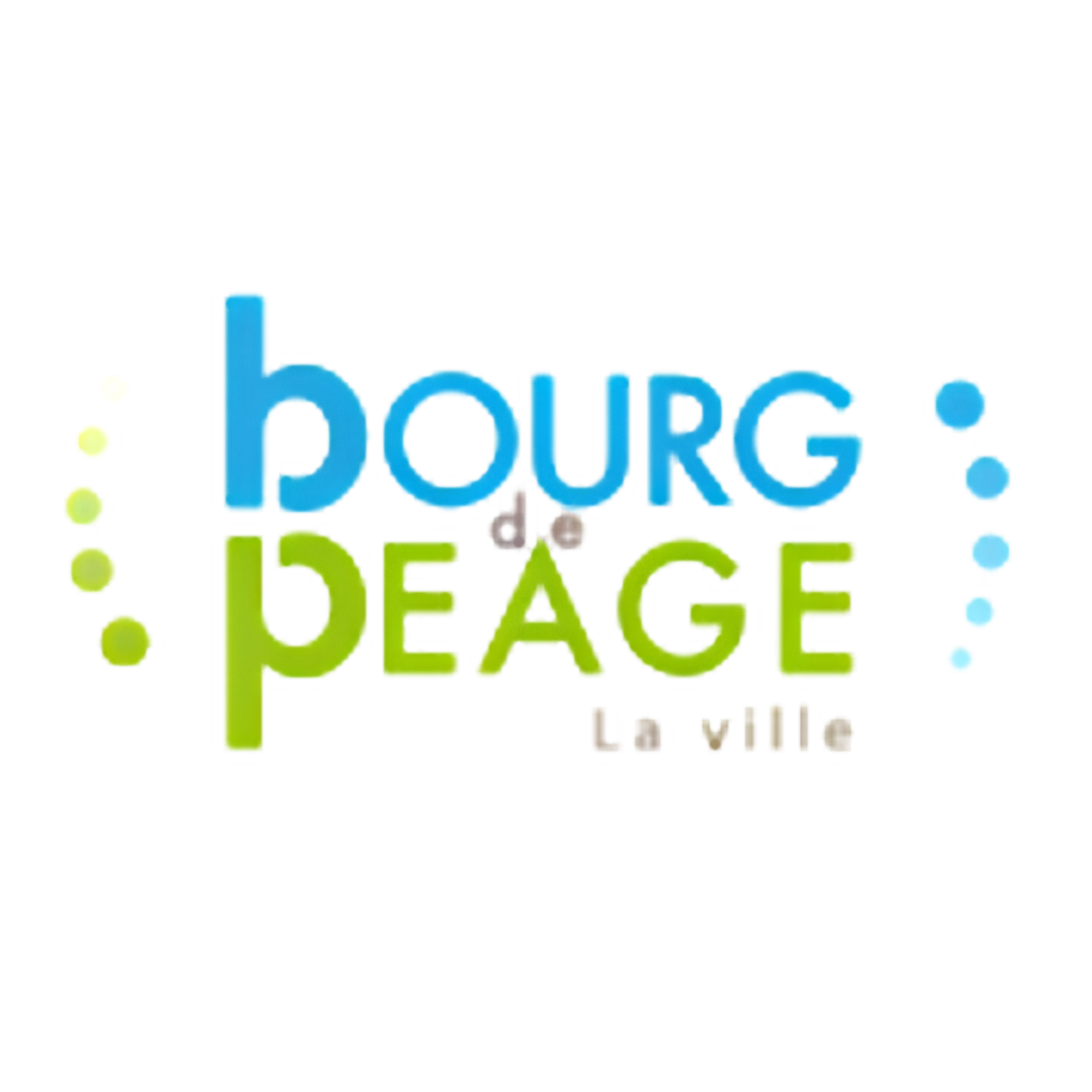 Logo Bourg de Péage, partenaire institutionnel mécénat Adopte un Jeu, Drôme