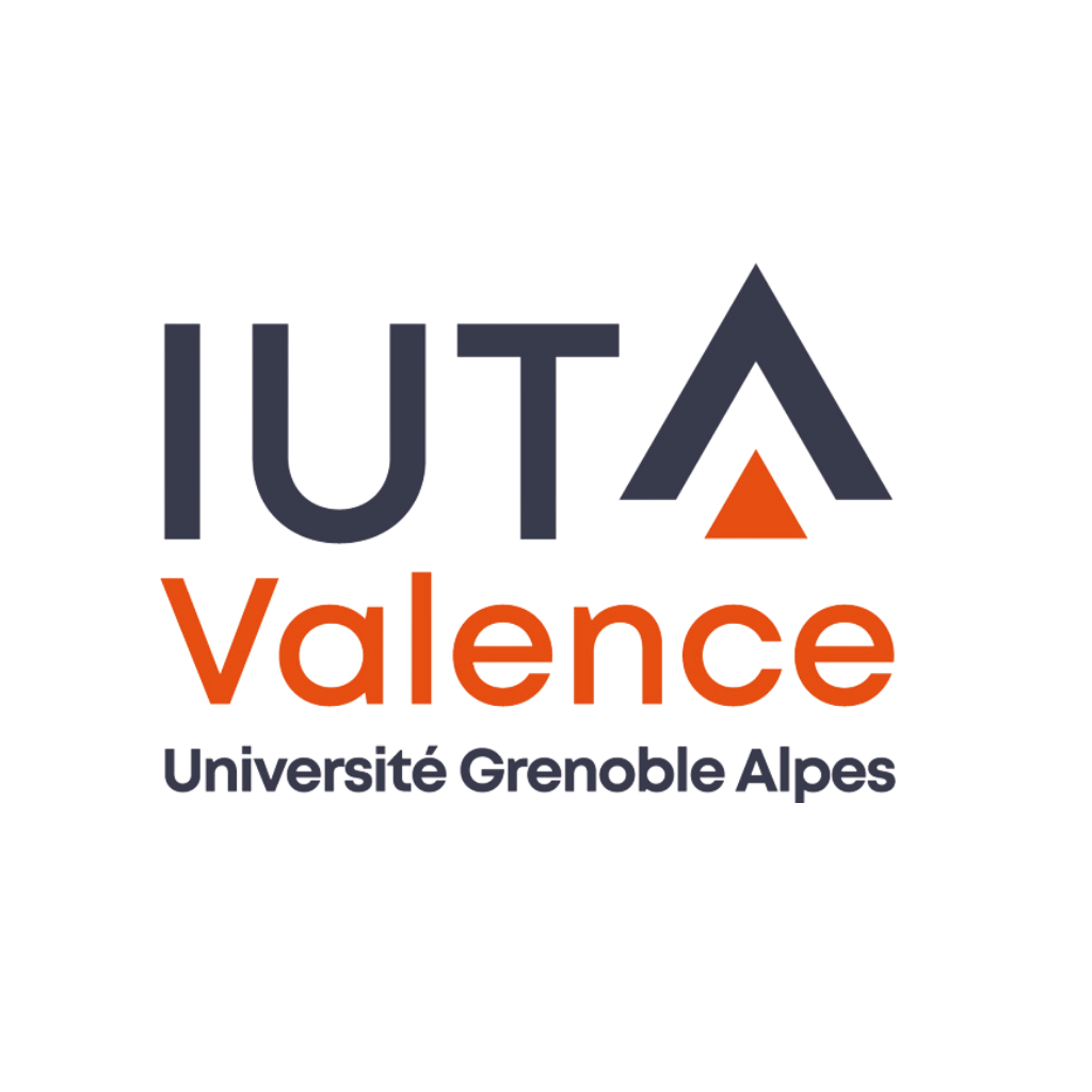 Logo IUT Valence, soutien institutionnel jeu de société et éducation, Ludicoop