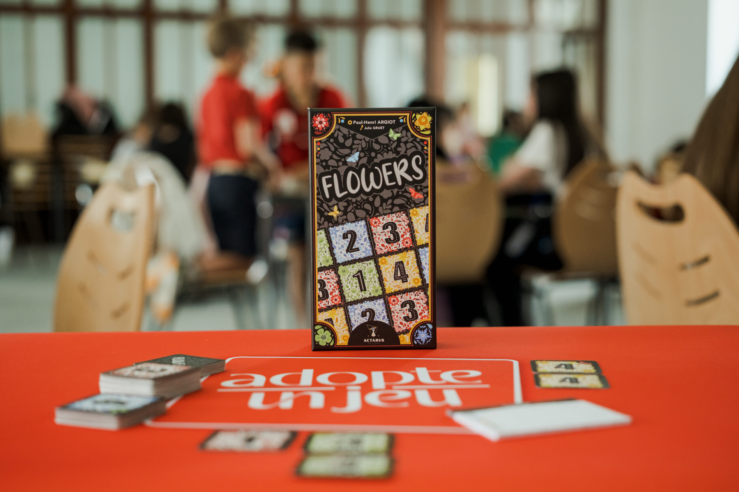 Jeu Flowers d'Actarus Editions, sélection lycée Adopte un Jeu 2026, programme Ludicoop