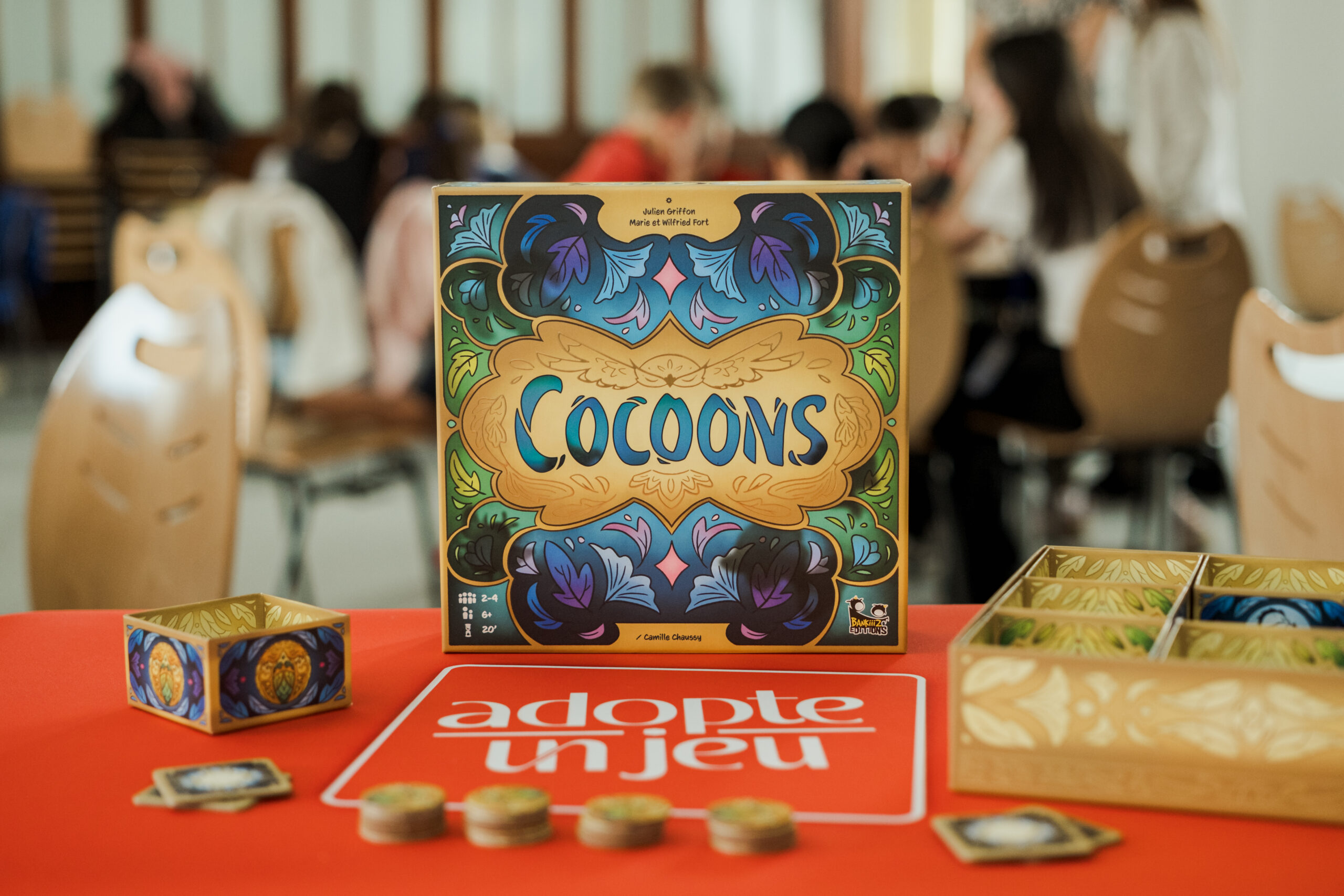 Jeu coopératif Cocoons, sélection école Adopte un Jeu 2026, programme Ludicoop