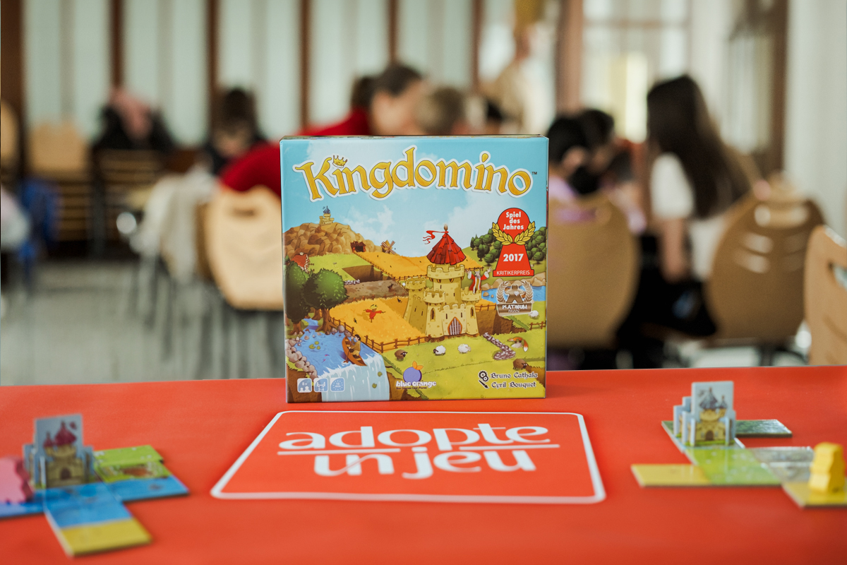 Jeu Kingdomino de Blue Orange, sélection collège Adopte un Jeu 2026, Ludicoop