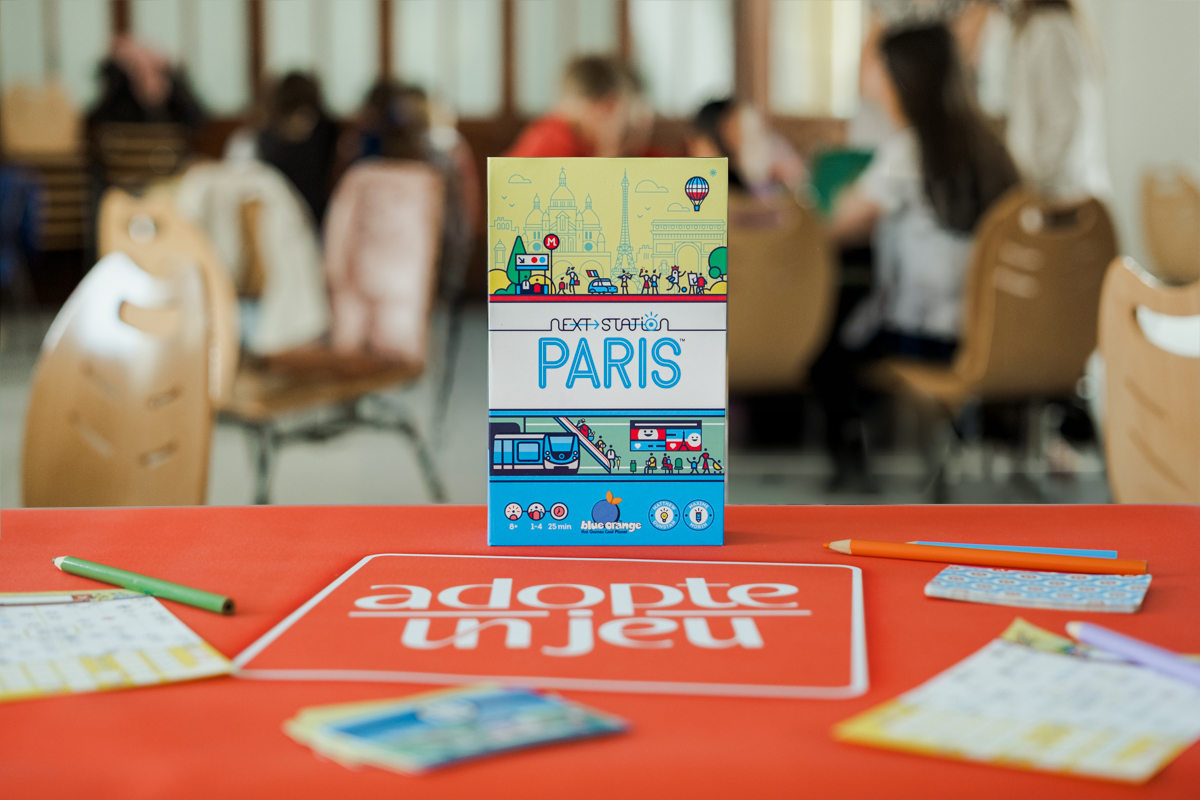 Jeu Next Station Paris de Blue Orange, sélection Adopte un Jeu 2026, Ludicoop