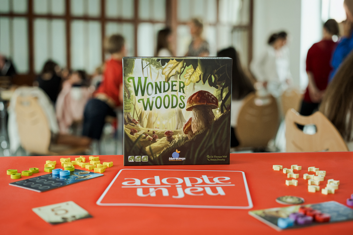 Jeu Wonder Woods de Blue Orange, sélection lycée Adopte un Jeu 2026, Ludicoop